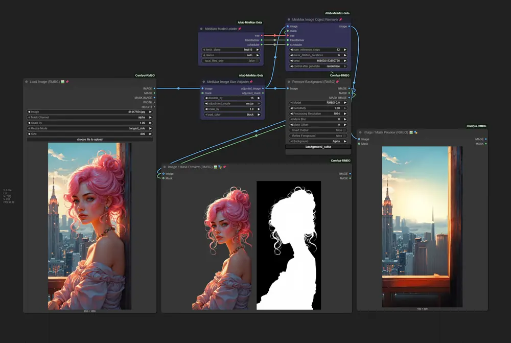 ComfyUI MiniMax-Remover：仅需 6 步的视频/图像对象移除节点