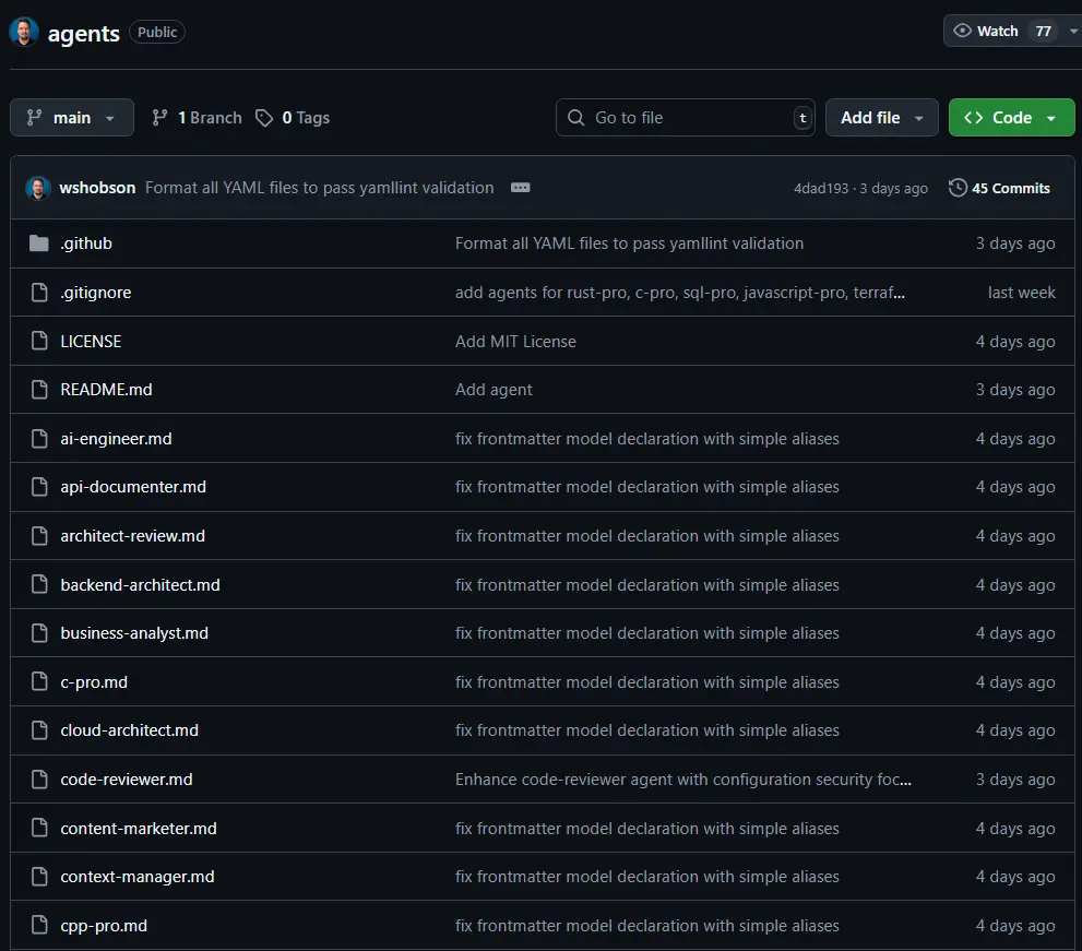 Claude Code Subagents Collection