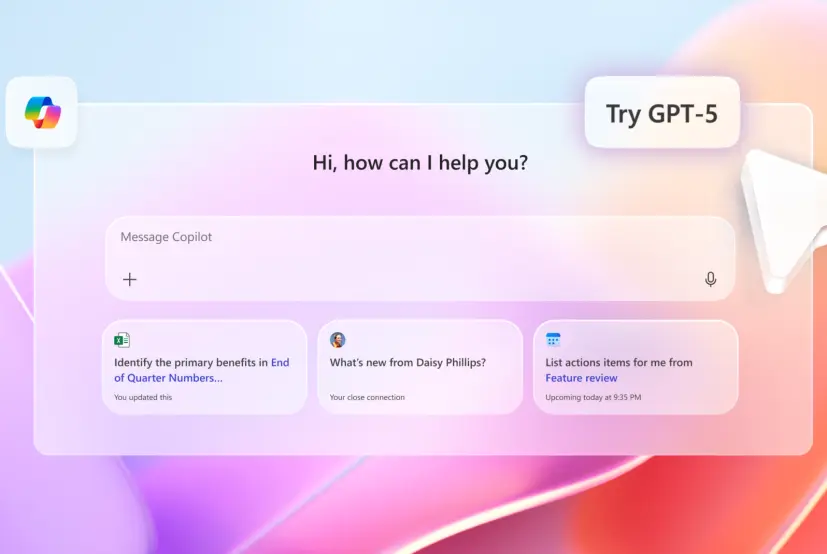 微软将 GPT-5 引入 Copilot,推出全新智能模式