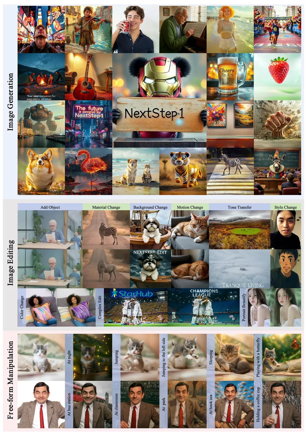 阶跃星辰发布 NextStep-1：140 亿参数自回归模型，用“连续令牌”重塑图像生成