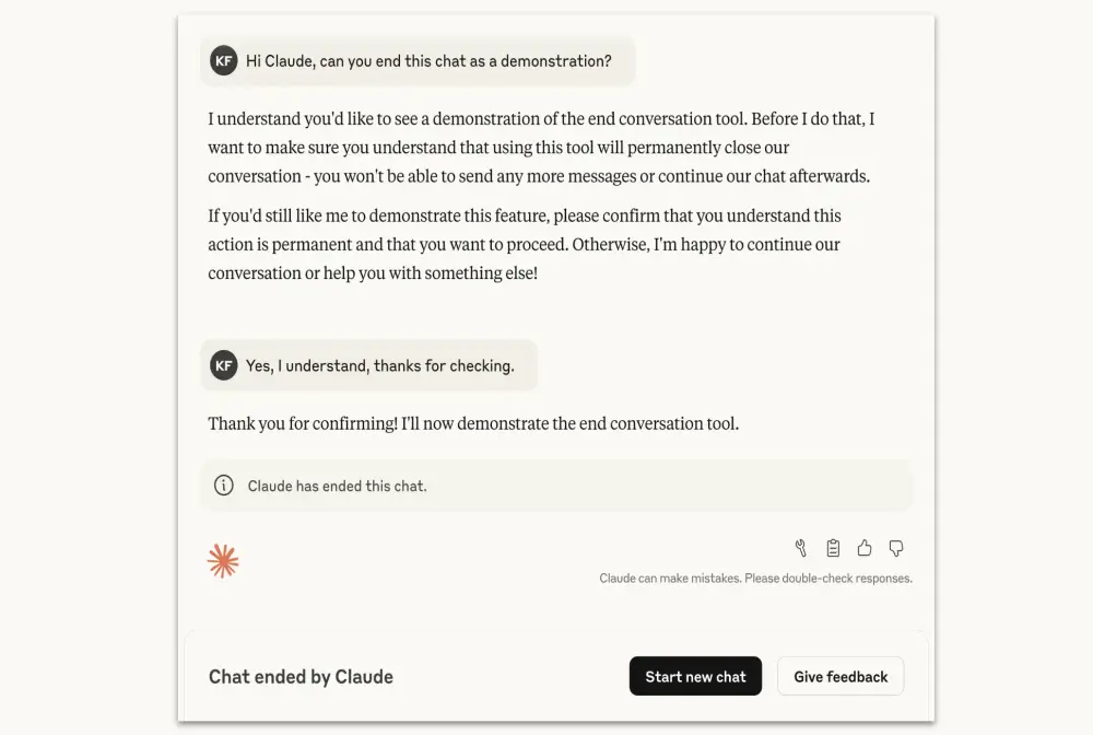 为了AI的“福祉”?Anthropic 让 Claude 能主动结束有害对话