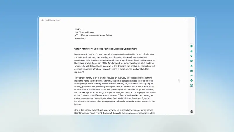 Grammarly 推出九大人机协作写作智能体，可预测论文评分