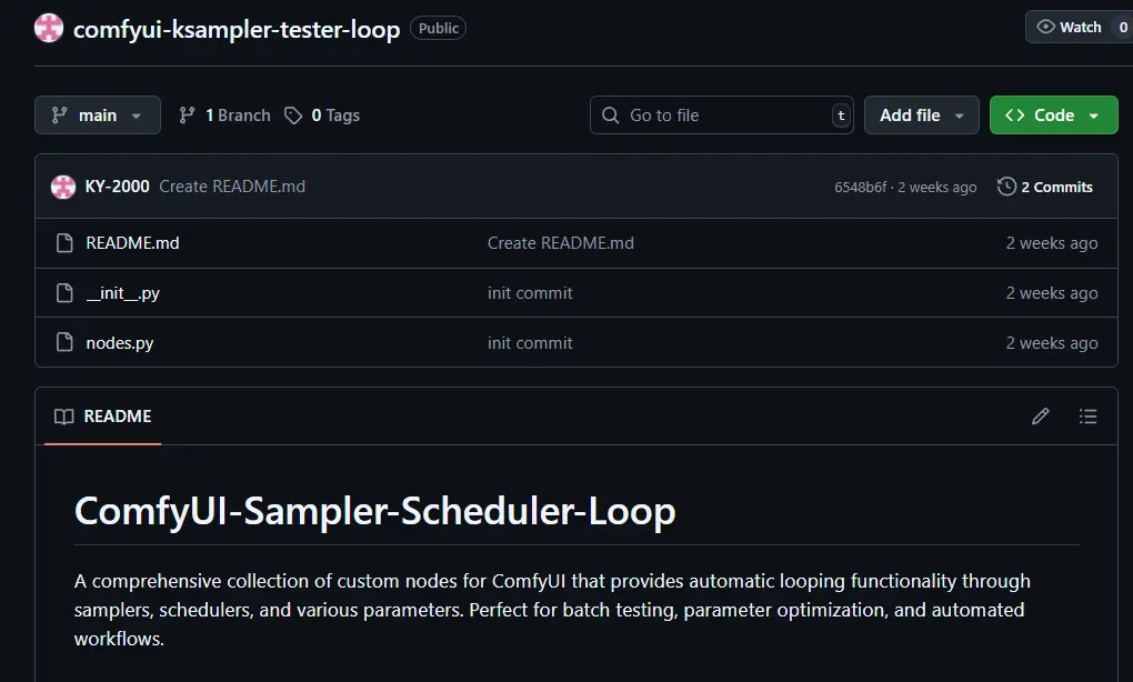 ComfyUI-Sampler-Scheduler-Loop：自动化参数测试的高效工作流工具