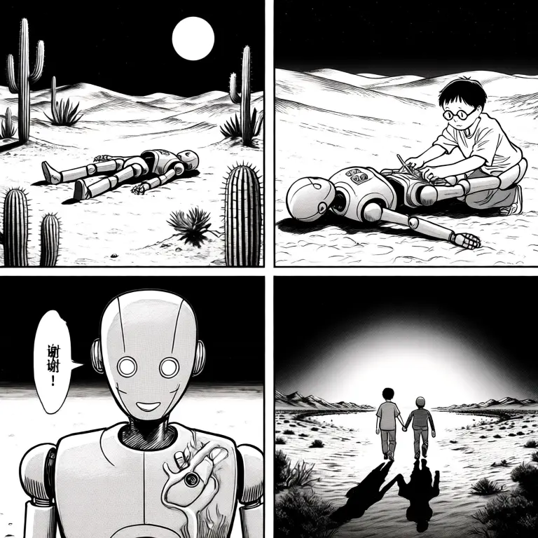 Qwen_Image_4_Grid_Display_Lora