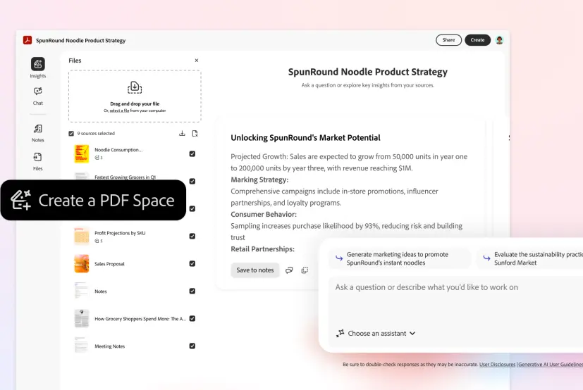 Adobe Acrobat Studio 不再只是 PDF 工具,它将成为你的智能文档中心