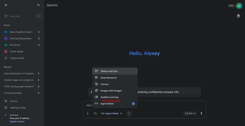 谷歌Gemini测试三大新模式：Agent支持自主任务，Go与Immersive View补全创意与视觉体验