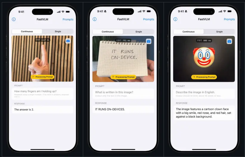 苹果推出视觉语言模型FastVLM：用更少的视觉 Token，更快理解高分辨率图像