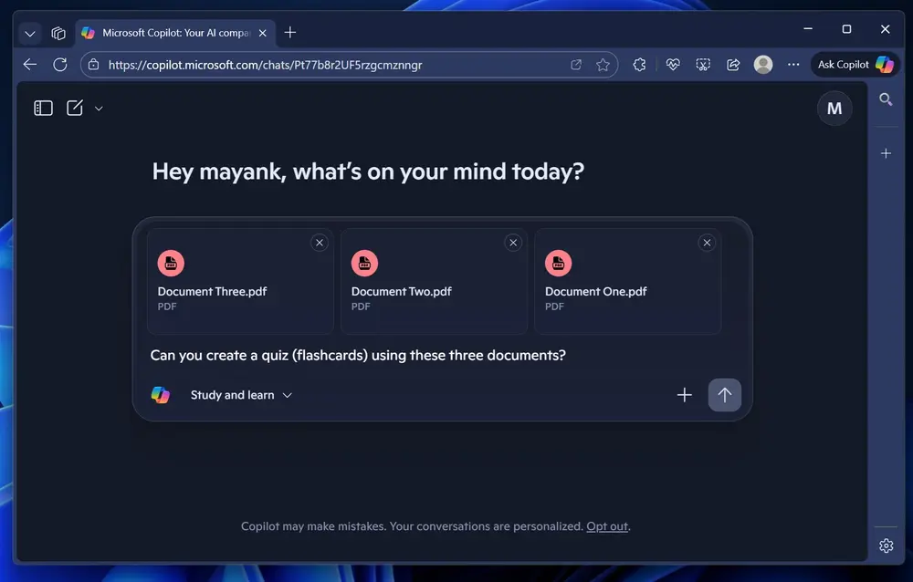 微软 Copilot 免费上线多文件分析功能，现已支持跨文件推理