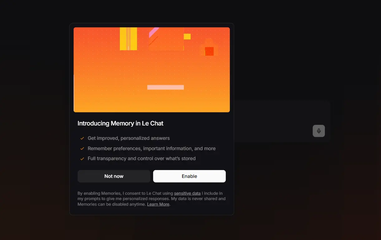Mistral AI 推出记忆系统与企业连接器，Le Chat 向个性化与工作流集成迈进
