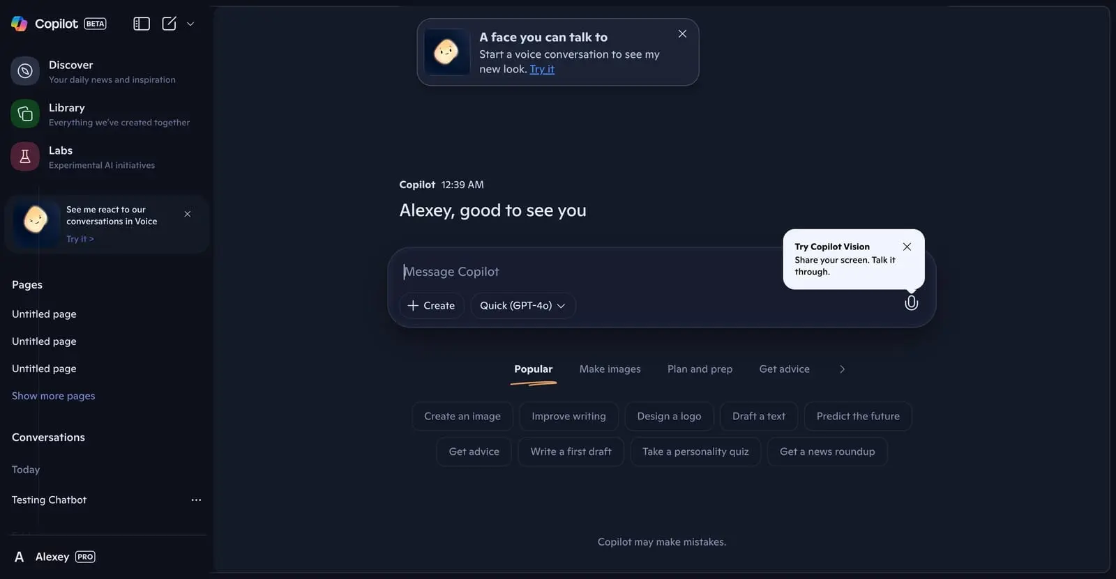 微软推进 Copilot 新界面：布局重构、外观升级与记忆控制扩展