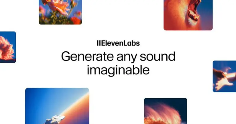 ElevenLabs 发布音效生成模型SFX v2：音效生成更真实，支持无缝循环