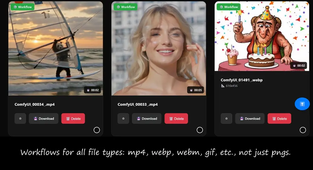 为每一次生成保留完整工作流！SmartGallery for ComfyUI：专注于“输出可追溯、管理可组织”的视觉资产管理系统