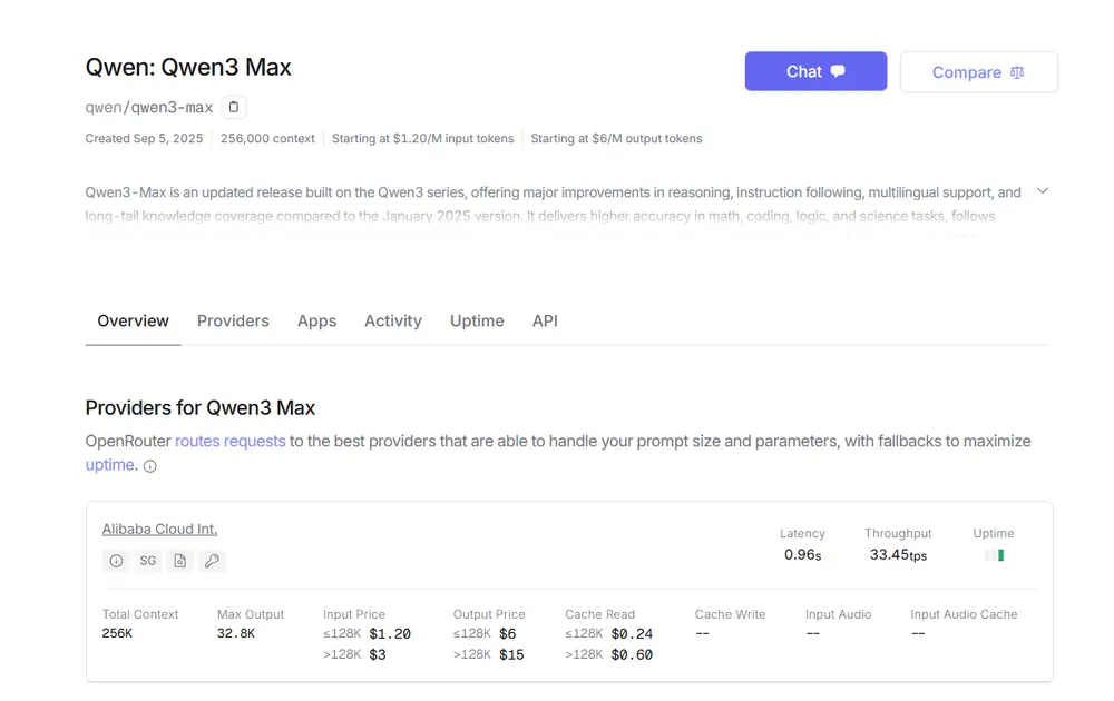 阿里通义千问上线 Qwen-3-Max-Preview:当前系列最强语言模型