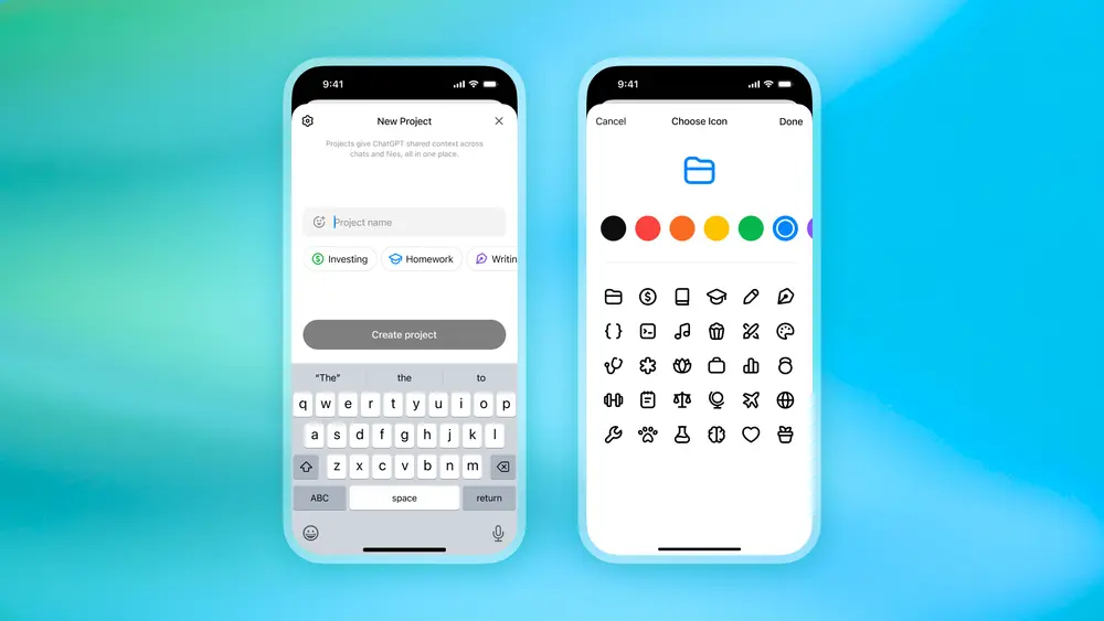 ChatGPT 的项目功能现已对免费用户开放