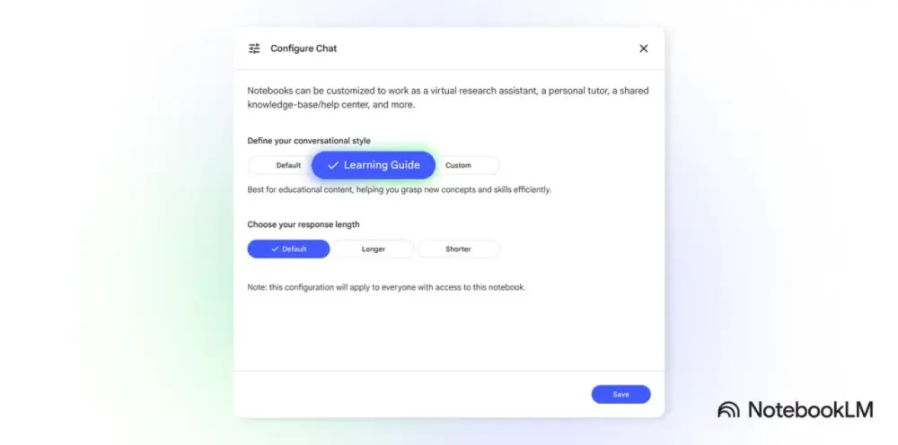 谷歌 NotebookLM 推出闪卡、测验等互动功能，助力主动学习