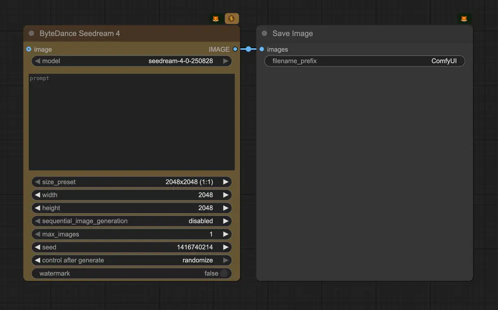 字节跳动Seedream 4.0 正式接入 ComfyUI：一模型打通生成与编辑全流程