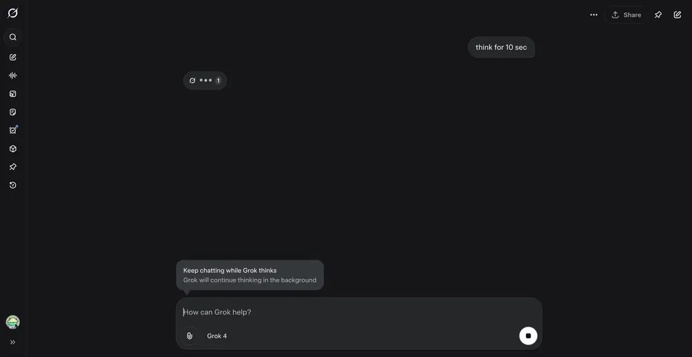 Grok 新进展:支持后台运行与项目级模式选择,多任务处理更高效