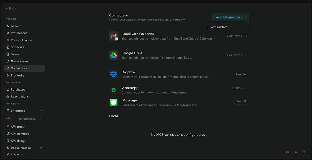 Perplexity旗下AI浏览器Comet 即将支持本地 MCP：让 AI 浏览器真正连接你的桌面