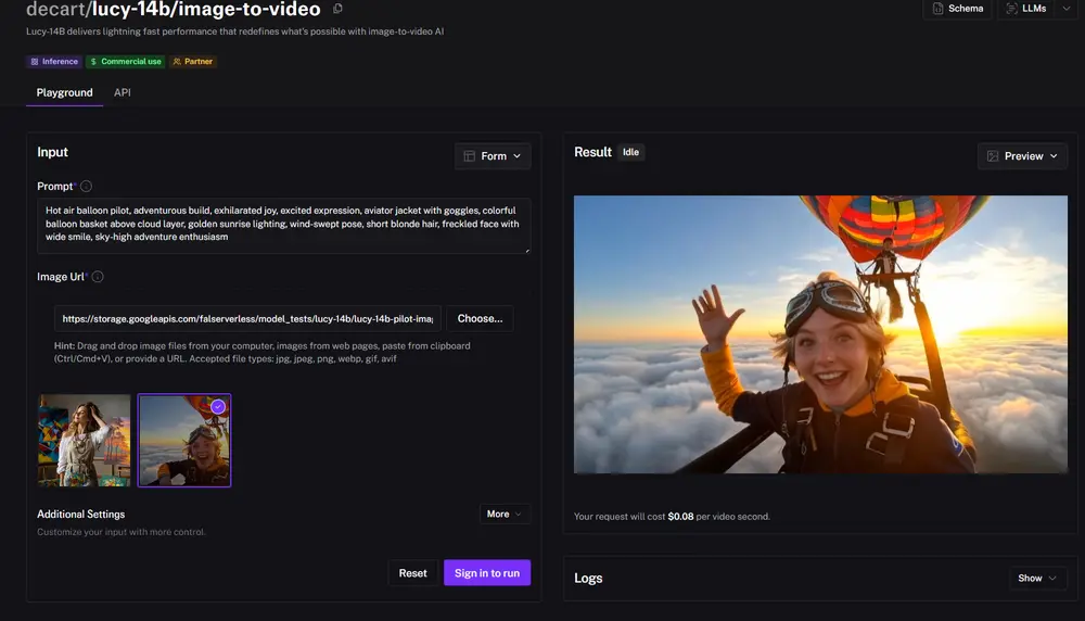 Decart 发布 Lucy 图生视频模型:比Wan2.2速度快 7 倍
