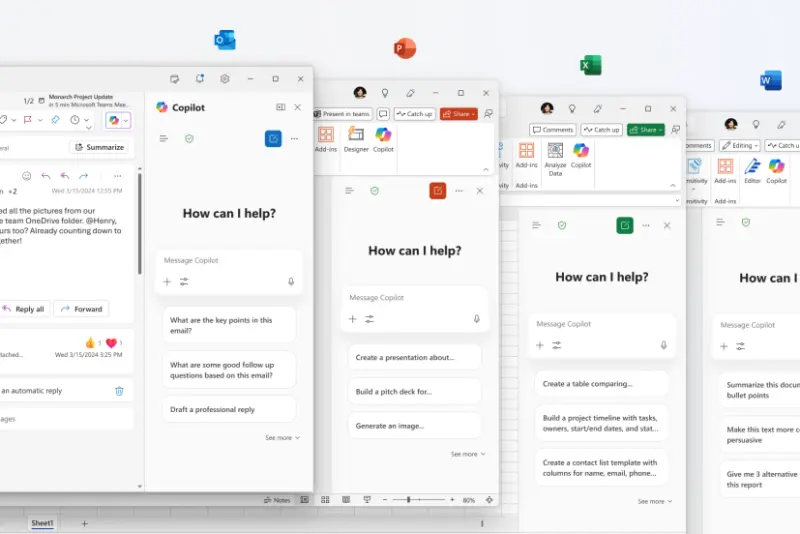 微软为商业用户免费提供 Office 内置 Copilot Chat