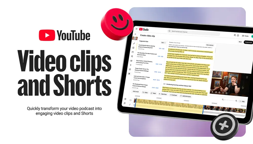 YouTube 集中发布多领域新工具:覆盖音乐、创作者变现、播客与直播,AI 成核心驱动力