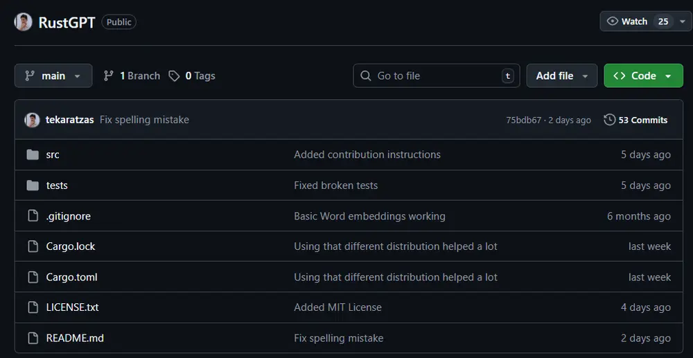 Rust LLM from Scratch