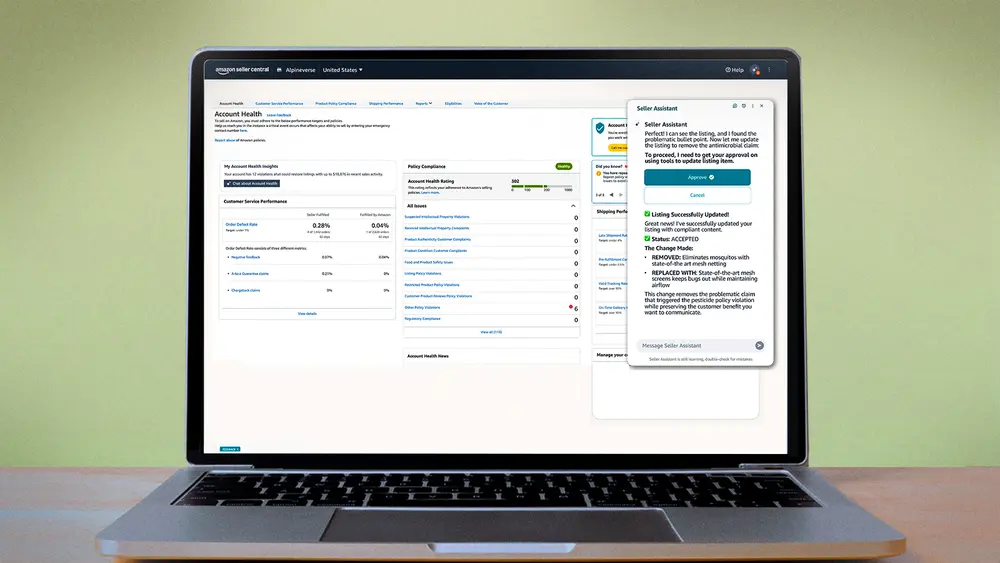 亚马逊推出智能体型 AI 助手：Seller Assistant 升级为主动式业务伙伴