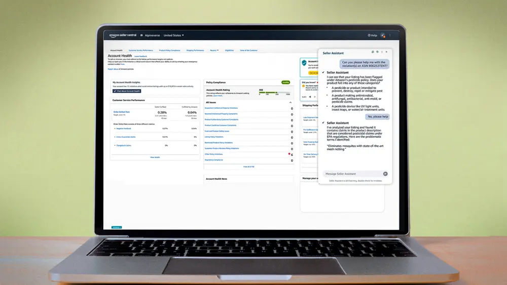 亚马逊推出智能体型 AI 助手:Seller Assistant 升级为主动式业务伙伴