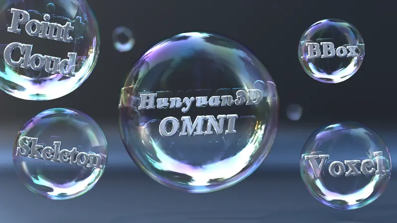 腾讯混元推出 Hunyuan3D-Omni:统一框架实现多模态可控 3D 生成