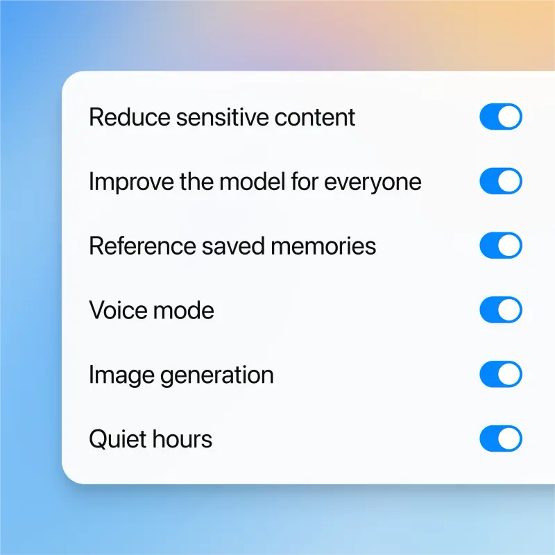 源于自杀悲剧!OpenAI 推出 ChatGPT 家长控制:可设静默时段、关图像生成