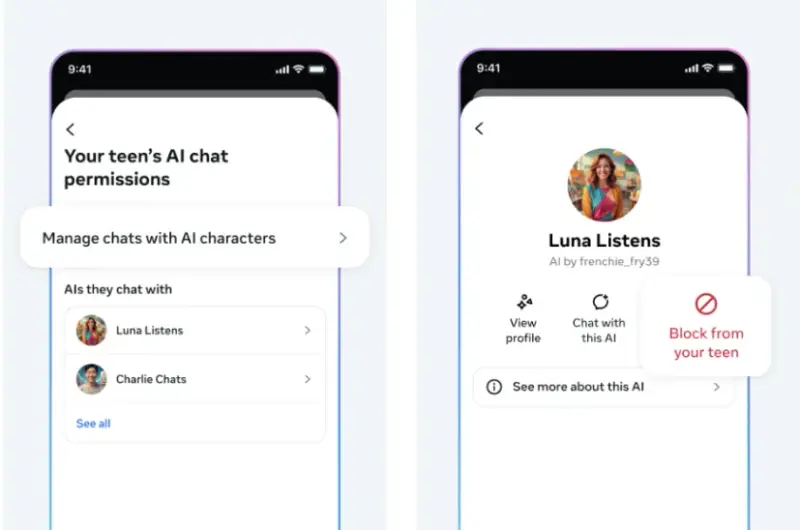 Meta 为 Instagram 青少年用户新增 AI 聊天限制，家长可完全禁用