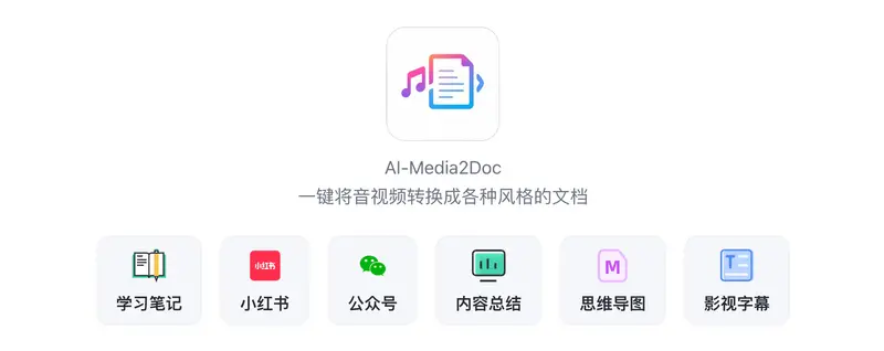 AI 视频图文创作助手（AI-Media2Doc）