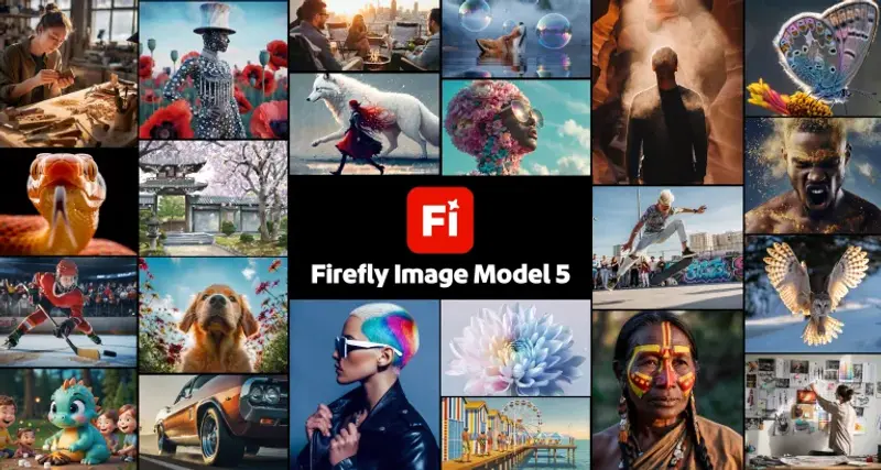 Adobe Firefly Image 5 发布:支持分层编辑与自定义模型训练