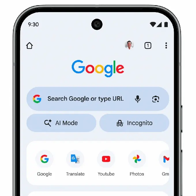 谷歌优化iOS与Android端Chrome浏览器AI模式访问体验