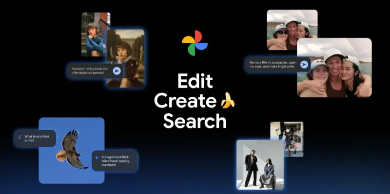 谷歌相册新增AI编辑工具 并扩大"问照片"功能覆盖范围