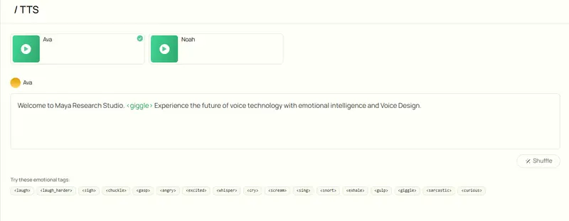 Maya1：开源 3B 语音模型，支持自然语言控制与情感标签的文本到语音生成