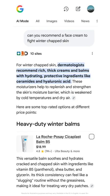 谷歌升级AI购物功能:对话式搜索、代理结账+AI代客致电,简化假日购物流程