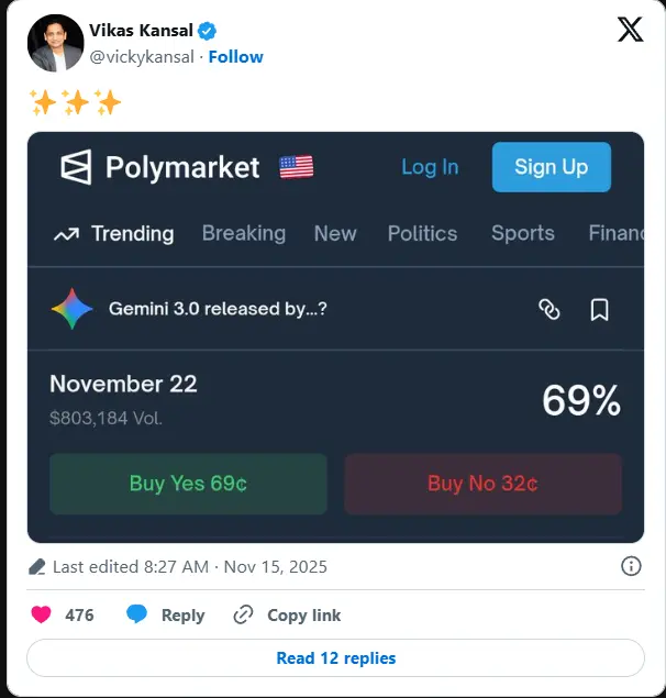 谷歌将于下周发布搭载Gemini 3 Pro的Nano Banana Pro