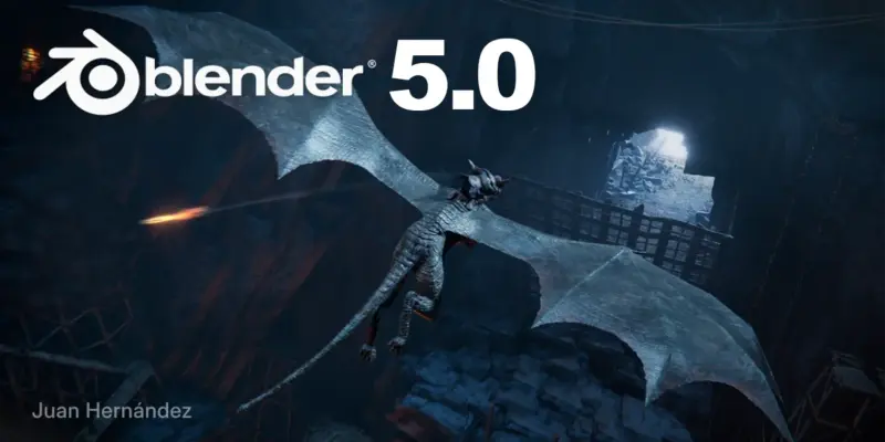 Blender 5.0 正式发布:新增 ACES 色彩系统、增强渲染与视效集成
