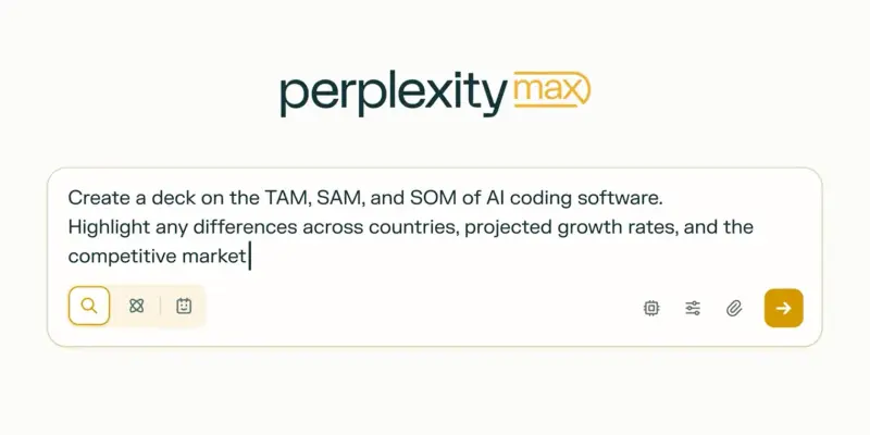 Perplexity 为所有搜索模式新增幻灯片、表格及文档编辑功能