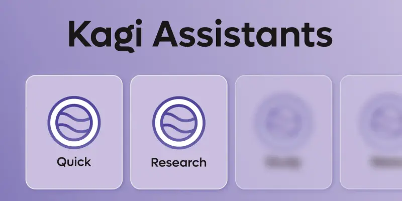 Kagi 推出快速助手与研究助手两款 AI 研究工具