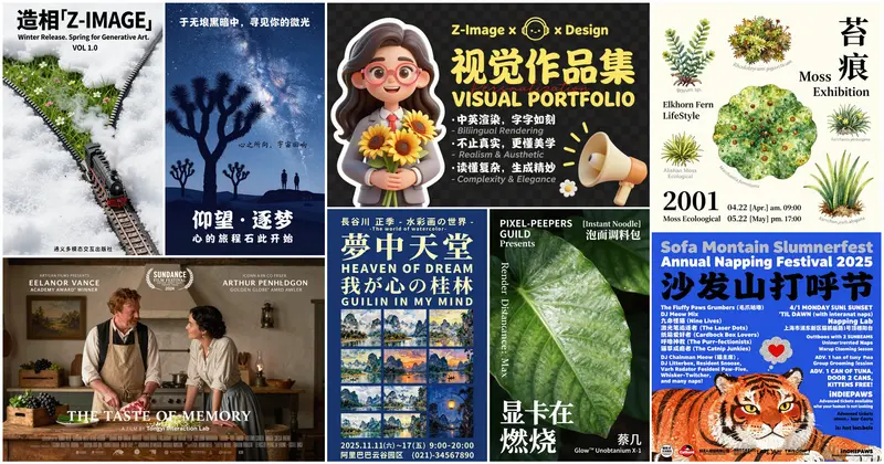 阿里通义发布Z-Image-Turbo:60 亿参数高效图像模型,支持中英双语文本渲染与亚秒级生成