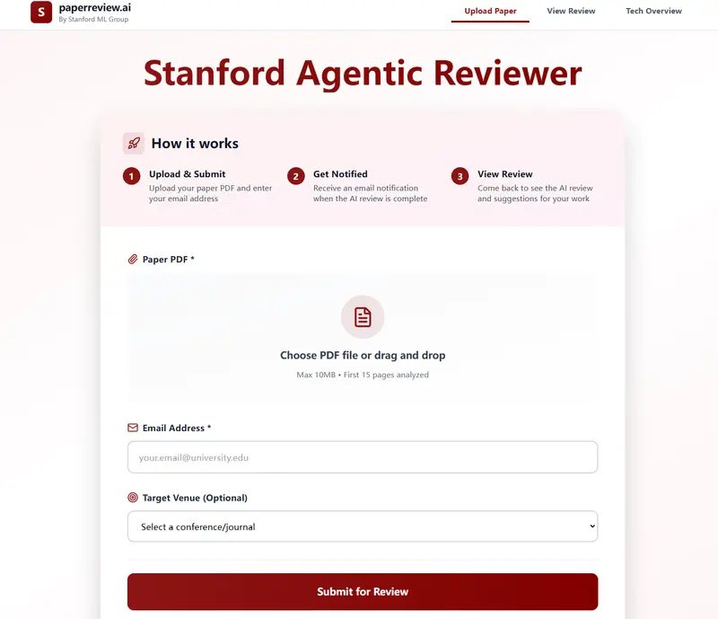 Stanford Agentic Reviewer