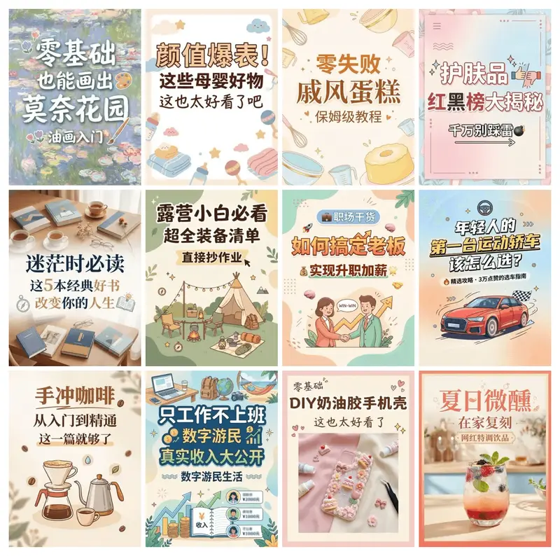 红墨 - 小红书AI图文生成器