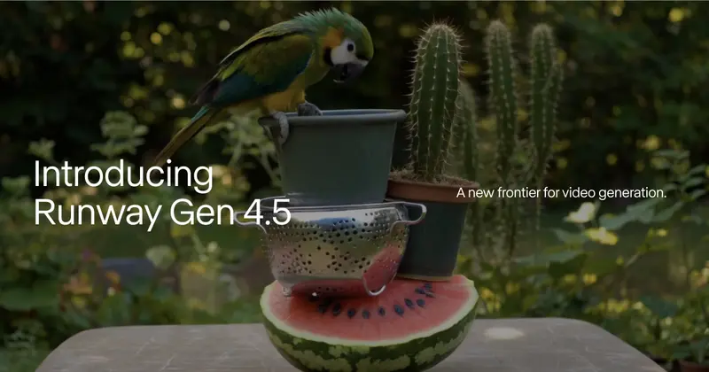 Runway推出全新视频生成模型Gen-4.5：1247 Elo分刷新视频生成纪录，物理级运动保真+复杂指令精准执行