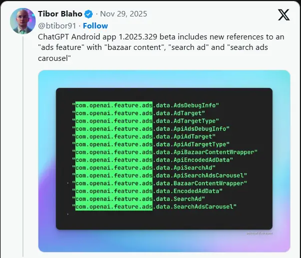 OpenAI 测试版代码现广告痕迹，ChatGPT 免费用户或见广告