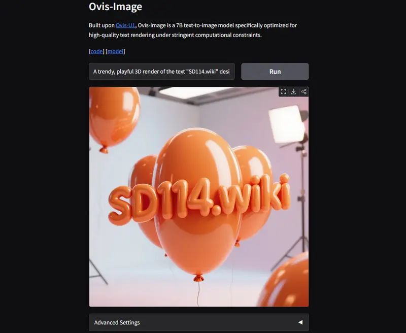 阿里开源Ovis-Image:7B 参数实现高质量文本渲染的文生图模型,海报 / UI 设计秒生成
