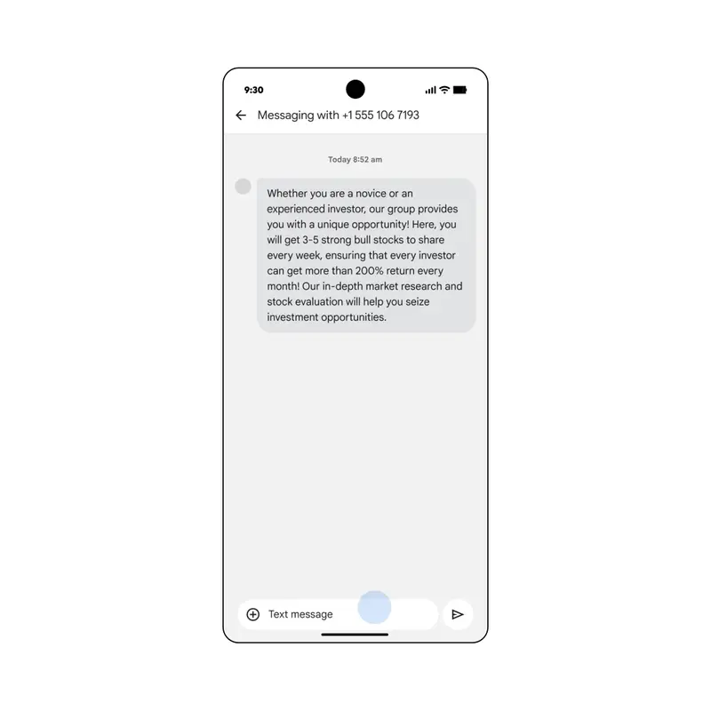 善用“圈选即搜”与 Google Lens 识别诈骗信息