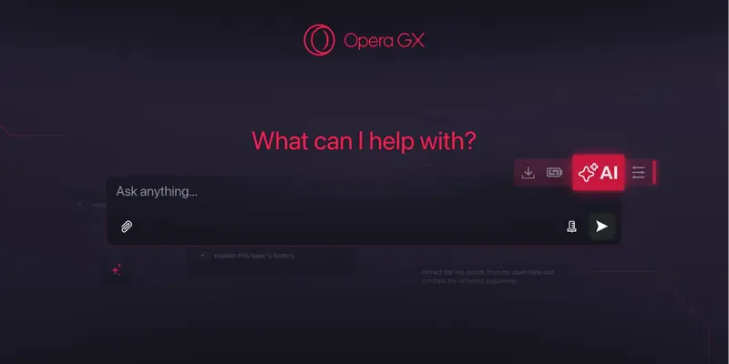Opera GX 推出更快的 AI、新版侧边栏及扩展文件支持