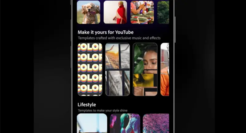 Adobe在移动版Premiere中为YouTube Shorts创作者推出内容创作中心